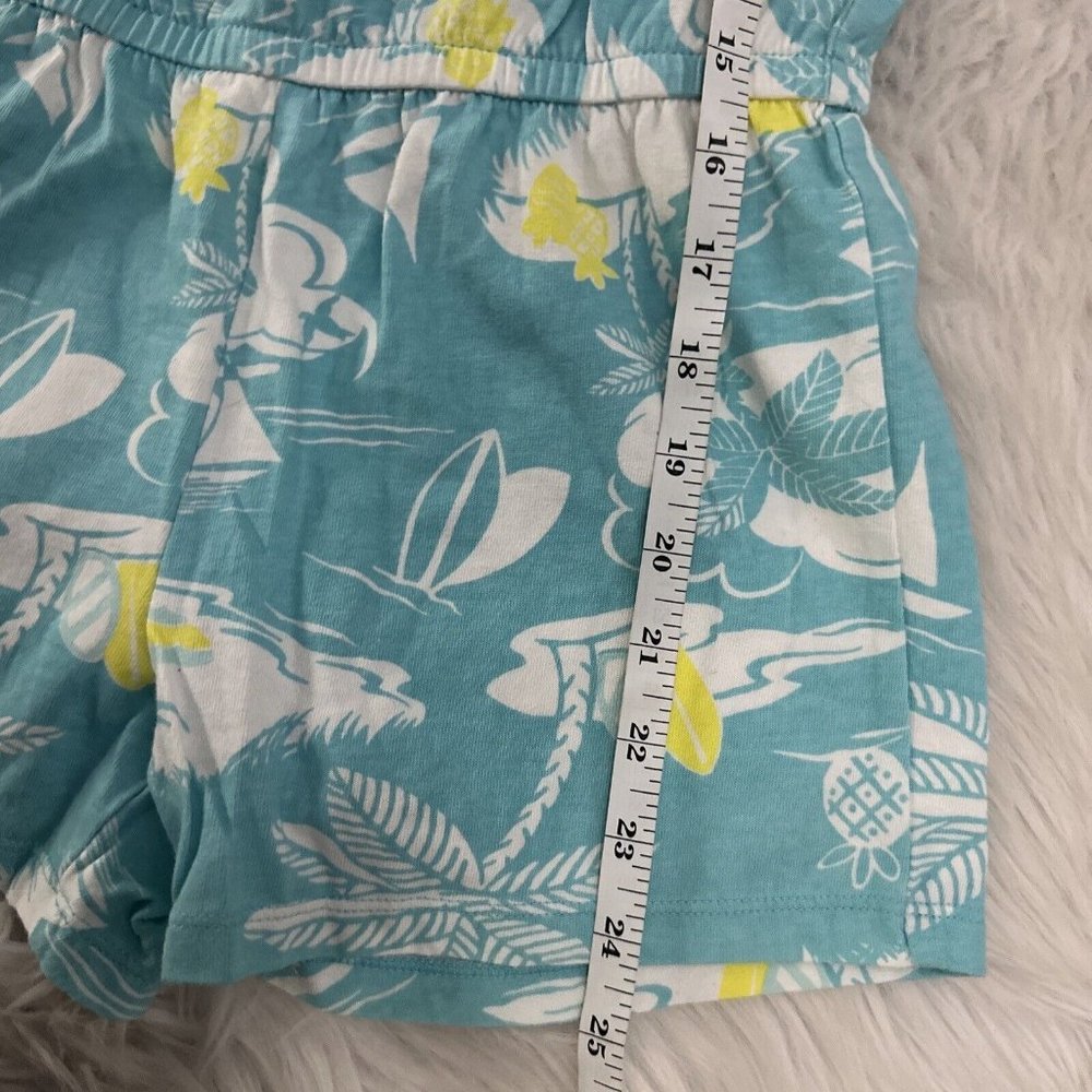 Gymboree girls beachy romper 8 cotton adorable short EUC - Picture 5 of 8